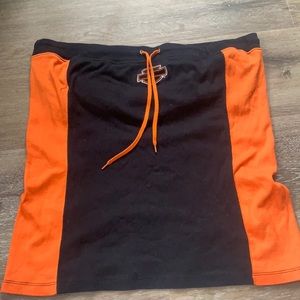 Harley Davidson strapless top